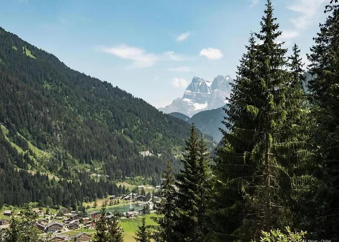 Lägenhet In Vonnes With Stunning Mountain Views Châtel